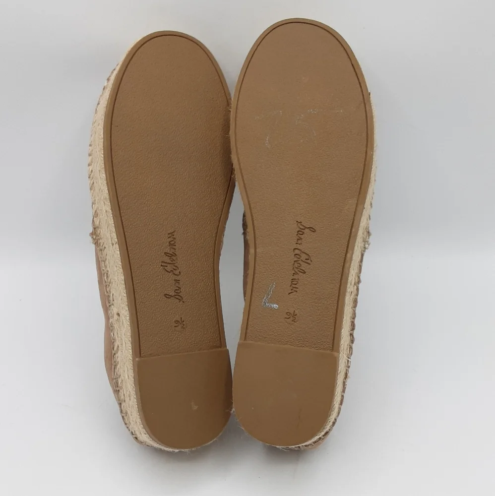 SAM EDELMAN Carrin suede platform espadrilles size 9.5.